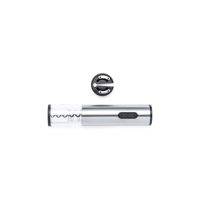 Tire-Bouchon Électrique Personnalisé pas cher - Deyong Matières : acier inoxydable Couleurs : argenté cadeau collaborateur premi