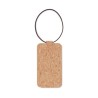 Étiquette à Bagage Éco-responsable en Liège - OVALIS Matières : liège Couleurs : beige personnalisable avec votre logo