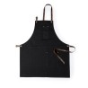 Tablier personnalisable professionnel Vurcex - Unique Matières : coton Couleurs : noir