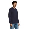 Polo Homme Personnalisable 100% Coton Éco-responsable | SOL'S Perfect 180 Taille textile : M Couleurs : french navy accessoire é