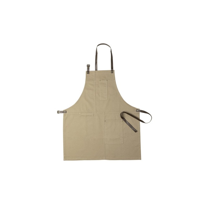 Tablier personnalisable professionnel Vurcex - Unique Matières : coton Couleurs : bleu marine impression haute définition