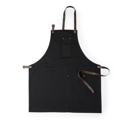 Tablier personnalisable professionnel Vurcex - Unique Matières : coton Couleurs : bleu marine personnalisation sur mesure