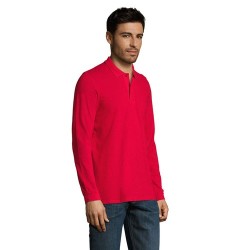 Polo Homme Personnalisable 100% Coton Éco-responsable | SOL'S Perfect 180 Taille textile : XXL Couleurs : rouge objet publicitai