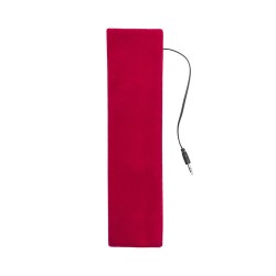 Écouteurs personnalisés audio confortables élégants pas cher Markiz Matières : polaire Couleurs : rouge cadeau entreprise pas ch