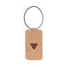 Étiquette à Bagage Éco-responsable en Liège - OVALIS Matières : liège Couleurs : beige impression haute définition