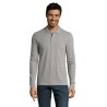 Polo Homme Personnalisable 100% Coton Éco-responsable | SOL'S Perfect 180 Taille textile : 4XL Couleurs : gris chiné goodies per