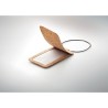 Étiquette à Bagage Éco-responsable en Liège - OVALIS Matières : liège Couleurs : beige marquage laser ultra précis