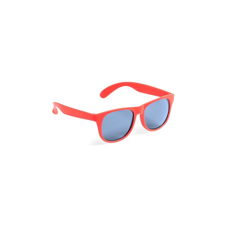 Lunettes de Soleil Personnalisées Éco-responsables - Malter Couleurs : rouge marquage laser ultra précis