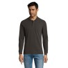 Polo Homme Personnalisable 100% Coton Éco-responsable | SOL'S Perfect 180 Taille textile : 4XL Couleurs : anthracite chiné perso