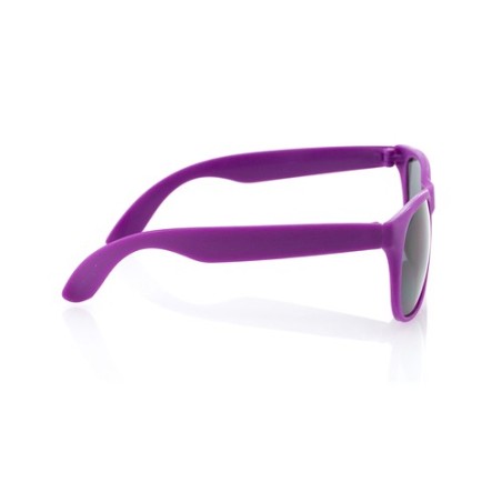 Lunettes de Soleil Personnalisées Éco-responsables - Malter Couleurs : blanc marquage laser ultra précis