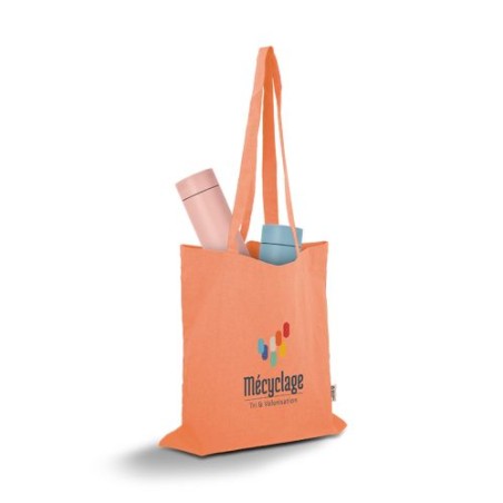 Tote Bag Éco-responsable en 100% Coton Recyclé Personnalisé pas cher cadeau collaborateur premium