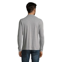 Polo Homme Personnalisable 100% Coton Éco-responsable | SOL'S Perfect 180 Taille textile : XXL Couleurs : gris chiné objet promo