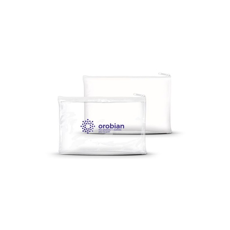 Trousse de Toilette Pratique et Élégante en PVC - Personnalisée
