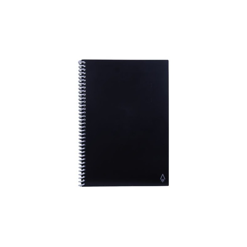 Carnet Réutilisable et Connecté Personnalisé Éco-responsable A5 - Rocketbook® Core Matières : plastique Couleurs : noir nombre d