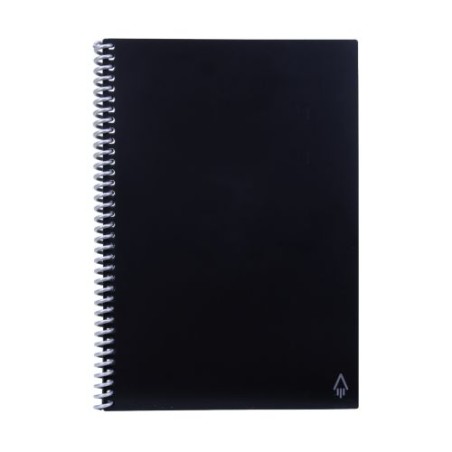Carnet Réutilisable et Connecté Personnalisé Éco-responsable A5 - Rocketbook® Core Matières : plastique Couleurs : noir nombre d