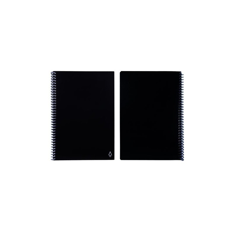 Carnet Réutilisable et Connecté Personnalisé Éco-responsable A5 - Rocketbook® Core Matières : plastique Couleurs : noir nombre d