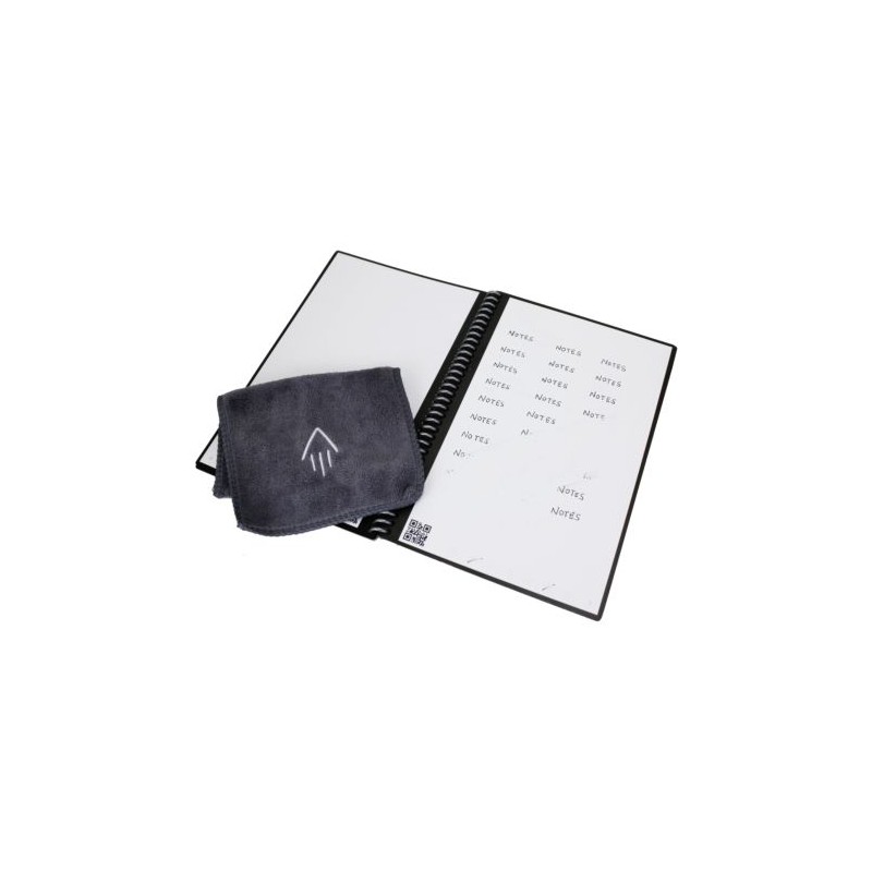 Carnet Réutilisable et Connecté Personnalisé Éco-responsable A5 - Rocketbook® Core Matières : plastique Couleurs : noir nombre d