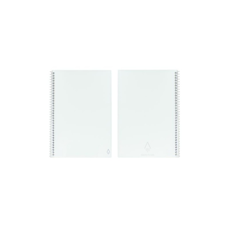 Carnet Réutilisable et Connecté Personnalisé Éco-responsable A5 - Rocketbook® Core Matières : plastique Couleurs : blanc nombre 