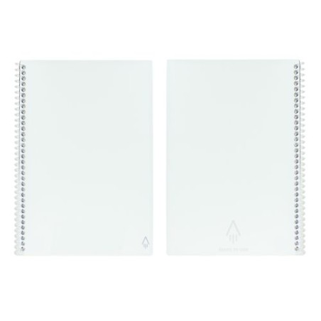 Carnet Réutilisable et Connecté Personnalisé Éco-responsable A5 - Rocketbook® Core Matières : plastique Couleurs : blanc nombre 