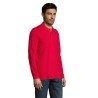 Polo Homme Personnalisable 100% Coton Éco-responsable | SOL'S Perfect 180 Taille textile : S Couleurs : rouge objet promo petit 