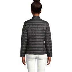 Doudoune Chic Éco-responsable Personnalisée Femme 380T | WILSON Taille textile : M Couleurs : noir goodies personnalisé en stock