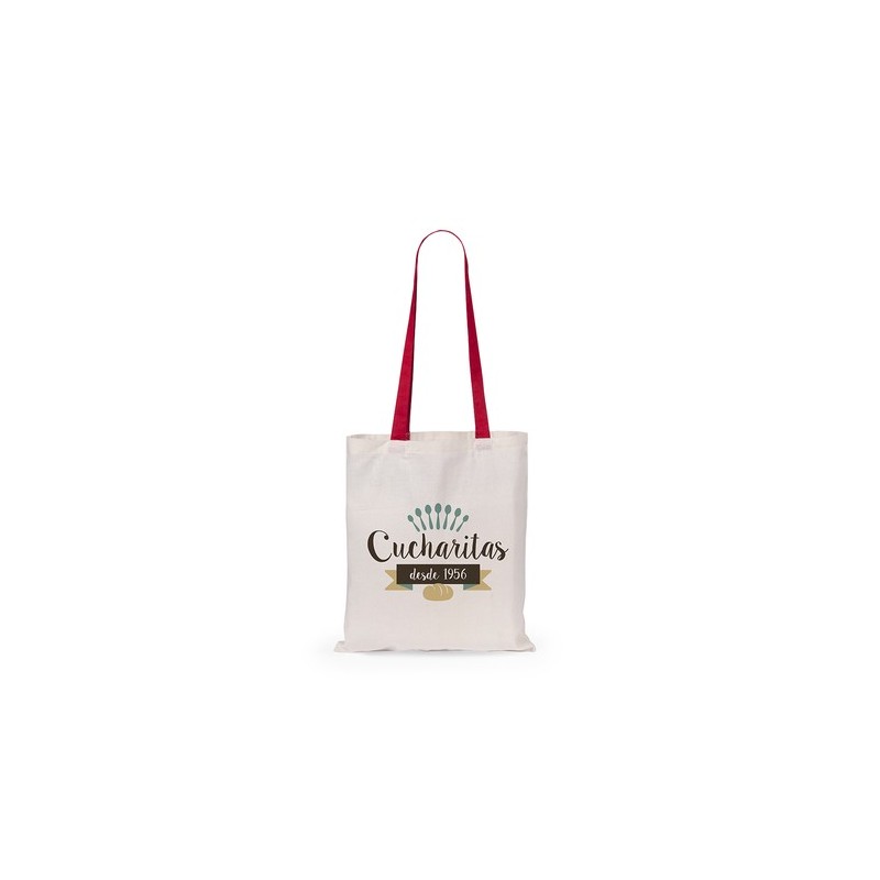 Sac en Coton Personnalisé de Shopping Fuzox Matières : coton Couleurs : rouge marquage couleur éclatante