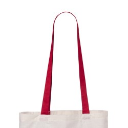 Sac en Coton Personnalisé de Shopping Fuzox Matières : coton Couleurs : rouge personnalisable avec votre logo