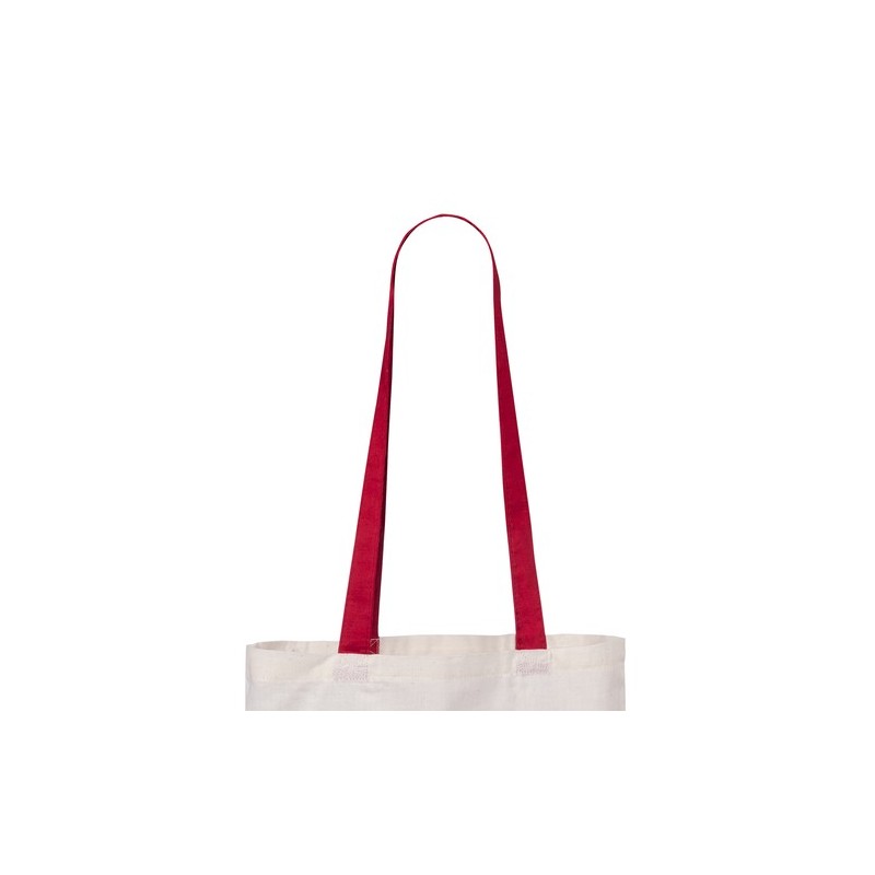 Sac en Coton Personnalisé de Shopping Fuzox Matières : coton Couleurs : rouge personnalisable avec votre logo