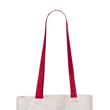 Sac en Coton Personnalisé de Shopping Fuzox Matières : coton Couleurs : rouge personnalisable avec votre logo
