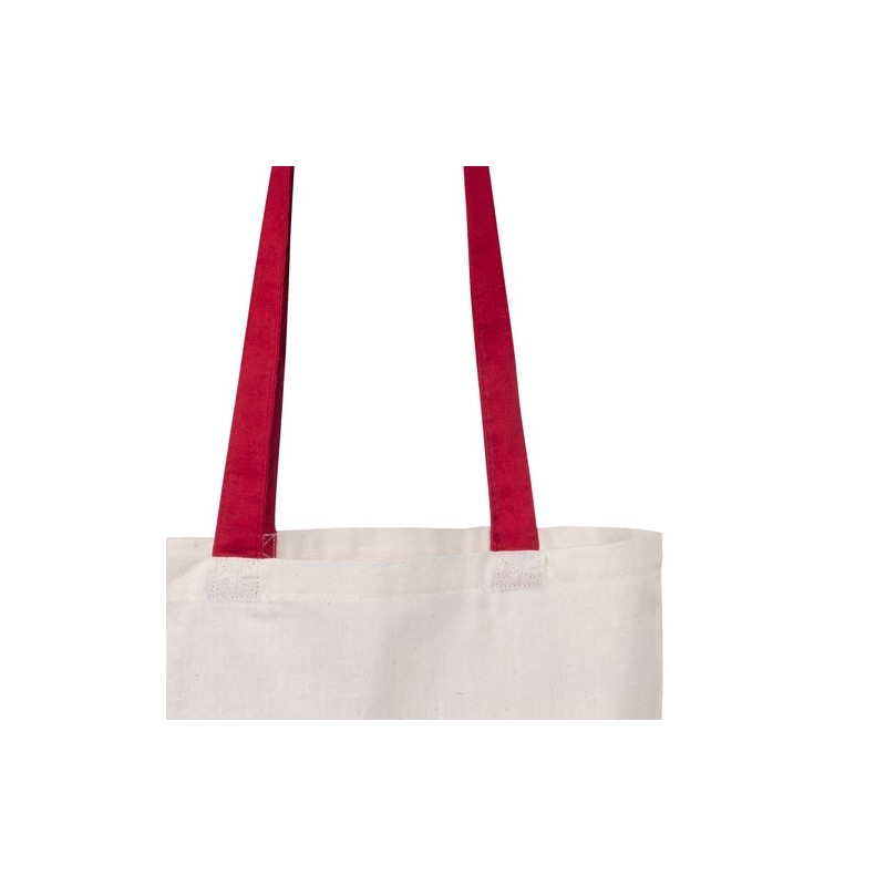 Sac en Coton Personnalisé de Shopping Fuzox Matières : coton Couleurs : bleu objet publicitaire robuste