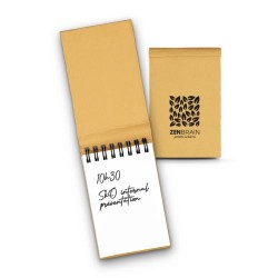 Carnet de Poche Éco-responsable Pratique à Spirales Personnalisé marquage laser ultra précis