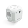 Multiprise Cube Éco-responsable avec Chargeur à Induction et Rallonge - Multifonctionnel impression haute définition