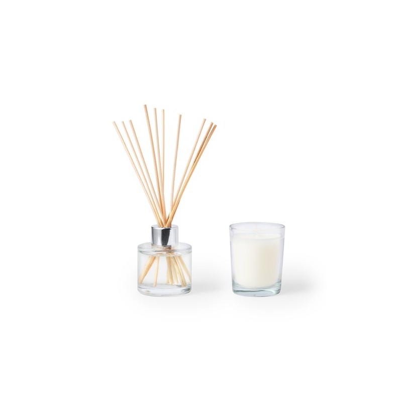 Set Aromatique Personnalisé – Bougie et Diffuseur Hanks personnalisable avec votre logo
