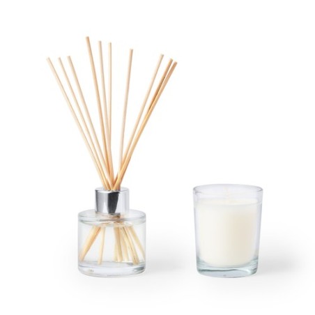 Set Aromatique Personnalisé – Bougie et Diffuseur Hanks personnalisable avec votre logo