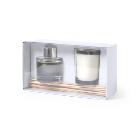 Set Aromatique Personnalisé – Bougie et Diffuseur Hanks cadeau collaborateur premium