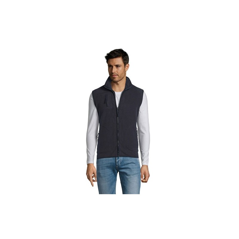 Gilet Polaire Unisexe Confortable et Stylé 320g | SOL'S NORWAY Taille textile : 5XL Couleurs : bleu marine cadeau entreprise pas