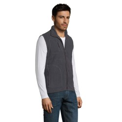 Gilet Polaire Unisexe Confortable et Stylé 320g | SOL'S NORWAY Taille textile : L Couleurs : anthracite impression logo haute qu