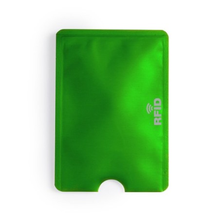 Porte-Cartes Élégant et Personnalisé RFID Becam Matières : aluminium Couleurs : blanc objet promotionnel éco-responsable