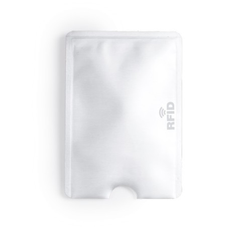 Porte-Cartes Élégant et Personnalisé RFID Becam Matières : aluminium Couleurs : blanc cadeau entreprise pas cher
