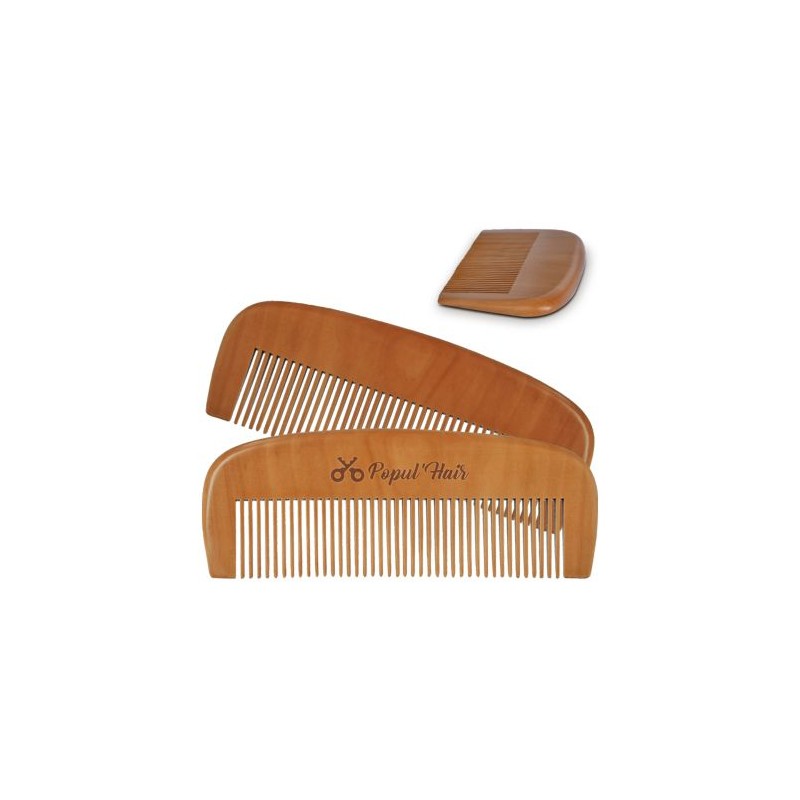 Peigne en Bois Personnalisé - Élégance Naturelle