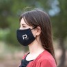 Masque Réutilisable Hygiénique Personnalisé Confort et Sécurité - Liriax Matières : coton Couleurs : blanc impression logo haute