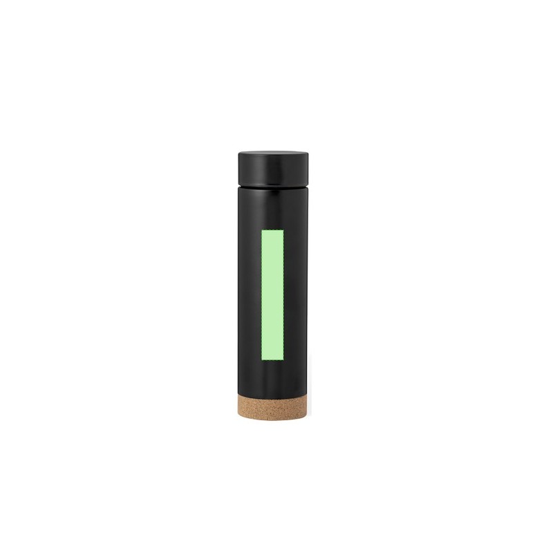 Bouteille Isotherme Éco-responsable Personnalisée pas cher - Thermo Dantek Matières : liège Couleurs : argenté objet promotionne