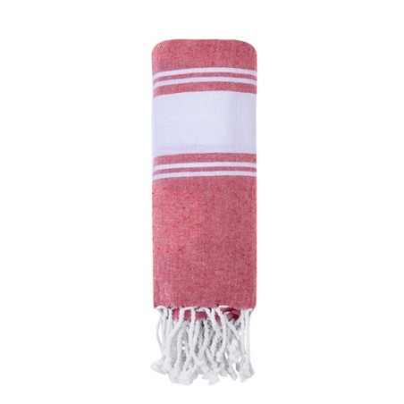 Paréo Serviette Personnalisé 100% Coton Recyclé - Lainen Matières : coton recyclé Couleurs : marron goodies publicitaire événeme