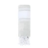 Paréo Serviette Personnalisé 100% Coton Recyclé - Lainen Matières : coton recyclé Couleurs : bleu marine personnalisation rapide