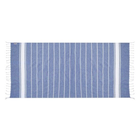 Paréo Serviette Personnalisé 100% Coton Recyclé - Lainen Matières : coton recyclé Couleurs : gris cadeau entreprise pas cher