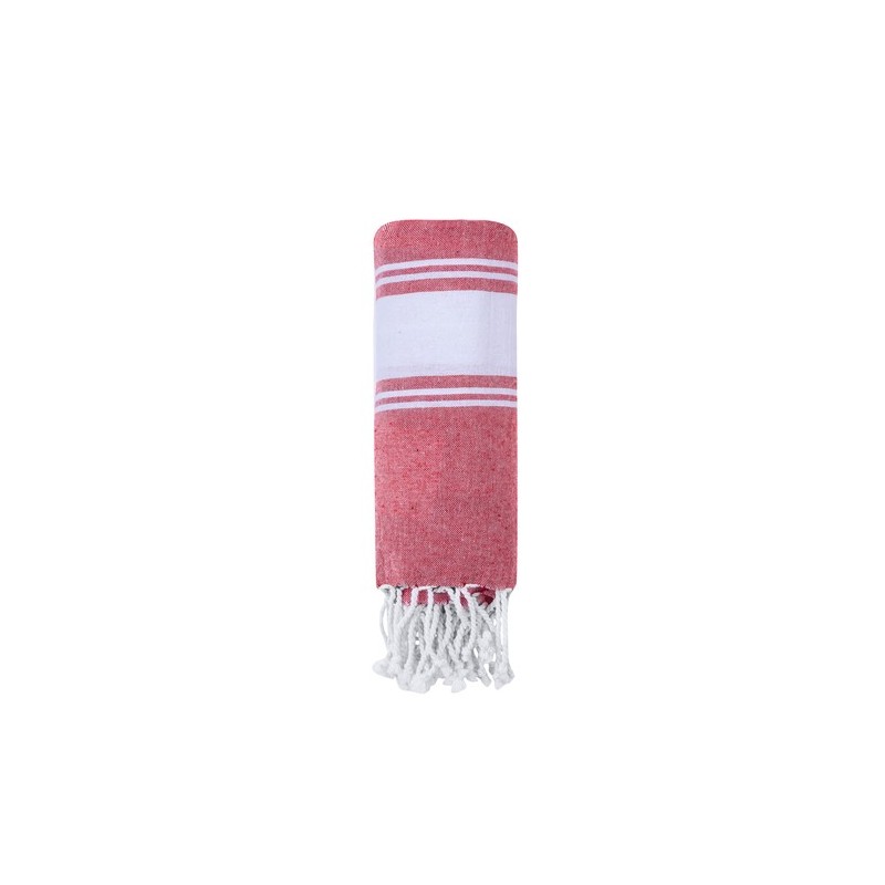 Paréo Serviette Personnalisé 100% Coton Recyclé - Lainen Matières : coton recyclé Couleurs : bleu clair personnalisable avec vot