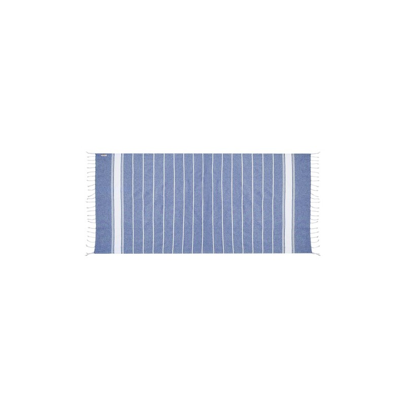 Paréo Serviette Personnalisé 100% Coton Recyclé - Lainen Matières : coton recyclé Couleurs : bleu clair personnalisable avec vot