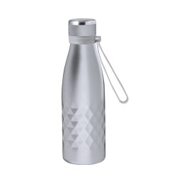 Bouteille Isotherme Thermique Éco-responsable 550 ml Hexor Matières : acier inoxydable Couleurs : argenté