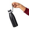 Bouteille Isotherme Thermique Éco-responsable 550 ml Hexor Matières : acier inoxydable Couleurs : argenté personnalisation sur m