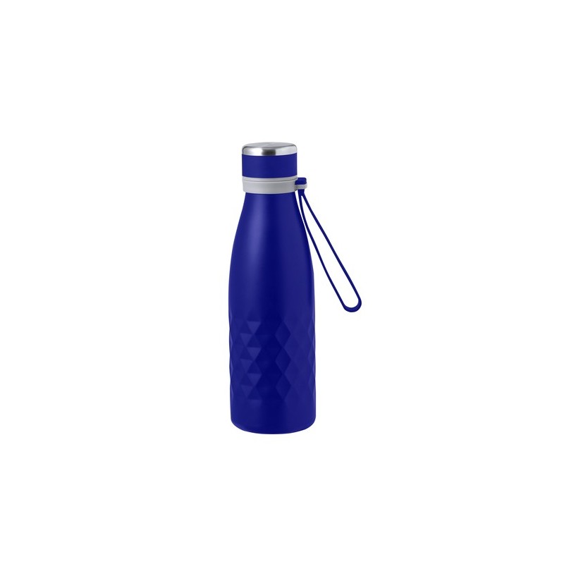 Bouteille Isotherme Thermique Éco-responsable 550 ml Hexor Matières : acier inoxydable Couleurs : noir objet promo petit budget